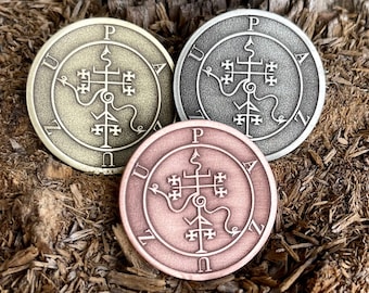 PAZUZU SEAL || Sigil Of Pazuzu || Sigil Of Demons || Demon Of Wind Seal Coin | Talisman