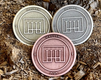 HAGITH Coin || Seven Olympian Spirits || Olympic Spirits || Souvenir ||  Pendant || Keychain || Pin badge