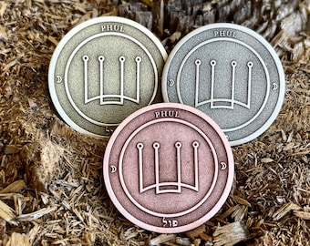PHUL Coin || Seven Olympian Spirits || Olympic Spirits || Souvenir ||  Pendant || Keychain || Pin badge