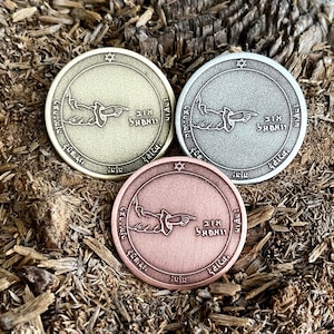 3rd MOON SEAL Coin || The Third Pentacle of the Moon Coin || Solomon Seals Coin | Solomon Moon Seal Coin | Pendant | Souvenir