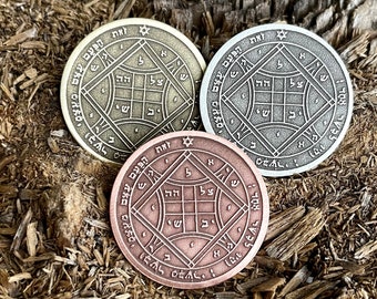 4th VENUS SEAL Coin || The Fourth Pentacle of the Venus Coin || Solomon Seals Coin | Solomon Venus Seal Coin | Pendant | Souvenir