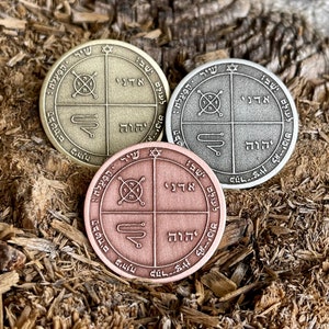 3rd JUPITER SEAL Coin || The Third Pentacle of Jupiter || Solomon Seals Coin | Solomon Jupiter Seal Coin | Souvenir || Magical Talisman