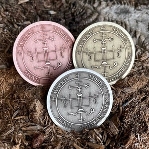 ARCHANGEL GABRIEL SEAL || Seal Of Archangel Gabriel || Magical Amulet || Talisman || Archangel Token || Coin, Pendant, Keychain, Pin badge