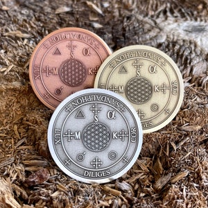 ARCHANGEL SANDALPHON SEAL || Seal Of Archangel Sandalphon || Coin, Pendant, Keychain, Pin badge || Magical Talisman || Amulet