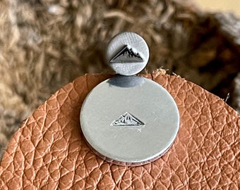 MOUNTAIN METAL STAMP || Mountain Metal Die || Metal Stamps || Jewelry Punch Stamp | Steel Stamp | Tiny Metal Stamp