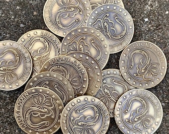 2pcs Dog 2018 Year Good Luck Coin Tag Pendants Charms Bohemian Metal Findings... 2pcs Dog 2018 Year Good Luck Coin Tag Pendants Charms Bohemian Metal Findings...