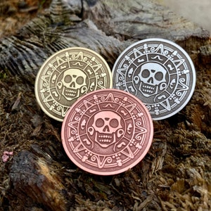 PIRATES Medallion, Coin, Necklace, Keychain or Pin 33 mm (1.25 inch), 40 mm (1.5 inch)