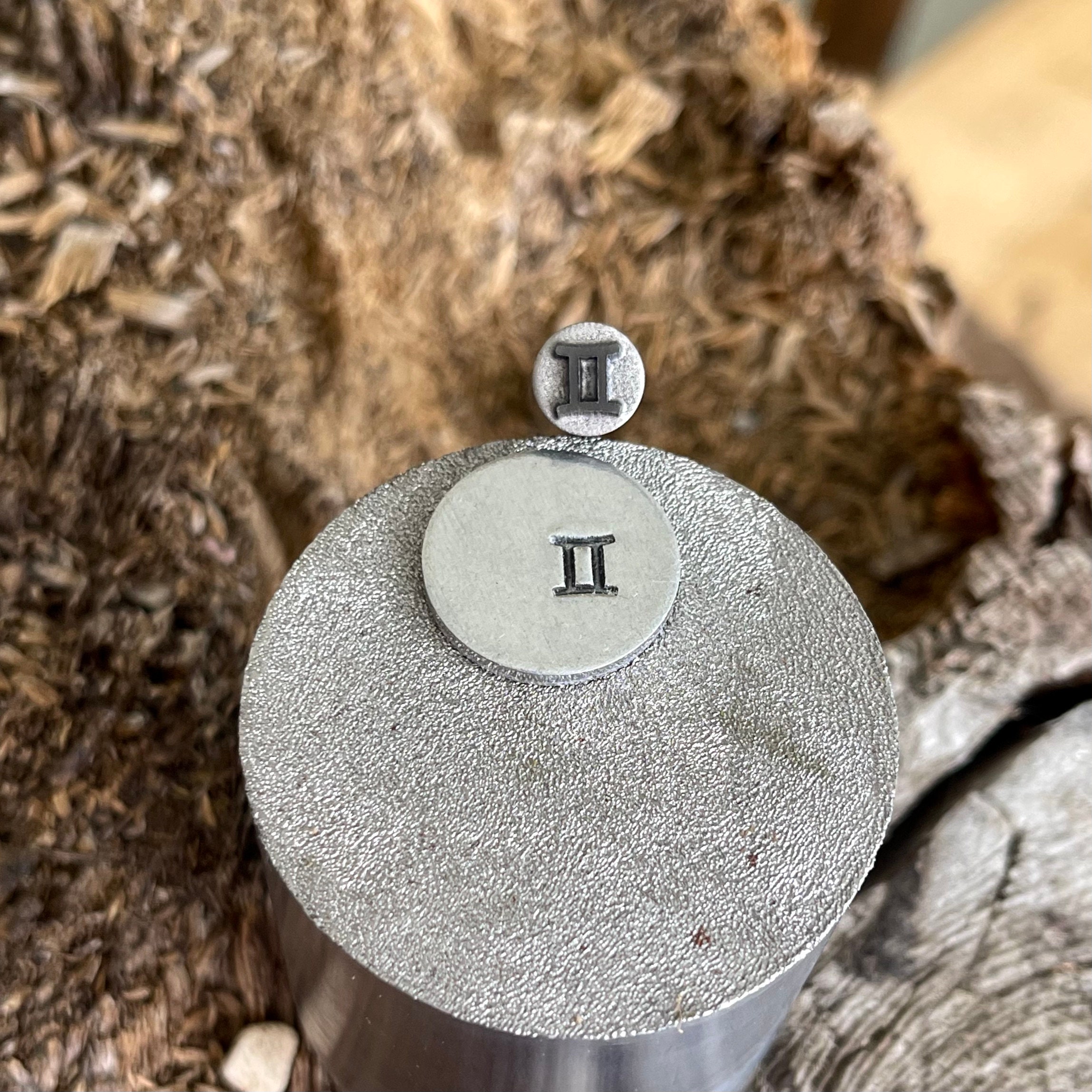 GEMINI Zodiac METAL STAMP Zodiac Sign Metal Die Metal Etsy