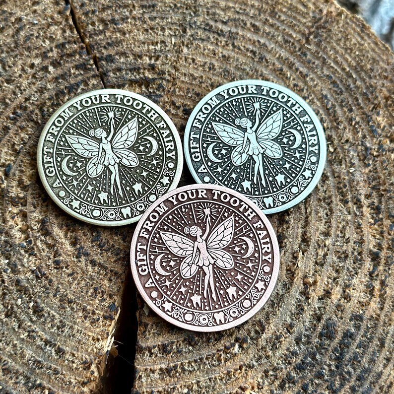 TOOTH FAIRY Souvenir Coin || Coin of Tooth Fairy || Gift || Talisman ...