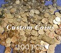 Custom Coin Set | Custom Coins | 100 pcs Custom Laser Engraved Wedding Souvenir Tokens product logo