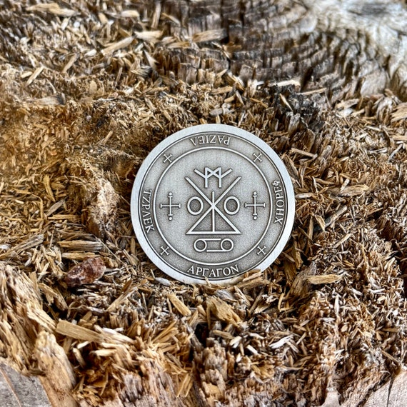 Archangel Raziel Seal Coin | Copper, Brass, Melchior | Angel of