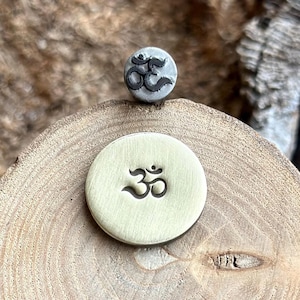 OM-ZEICHEN METALL-Punschstempel || Om Zeichen Metall Würfel || Metallstempel || Schlagstempel | Stahlstempel | Winziger Metallstempel | Prägestempel