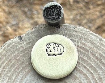 GUINEA PIG Metal Punch Stamp | Animal Jewelry Steel Stamp
