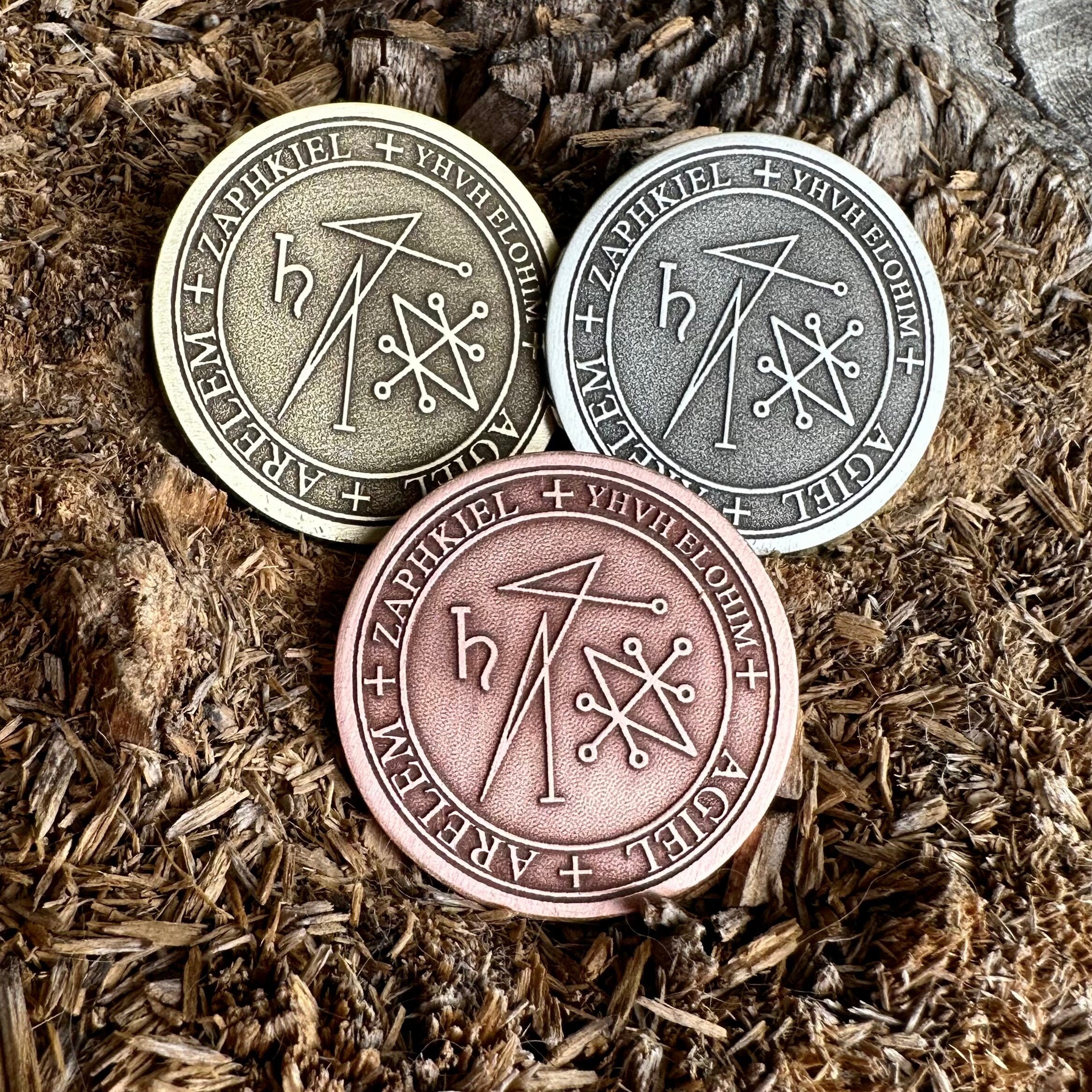 ARCHANGEL ZAPHKIEL COIN || Archangel Zaphkiel Coin || Amulet