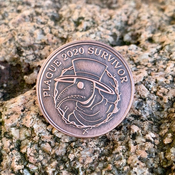 Monedas de superviviente de la plaga 20 piezas