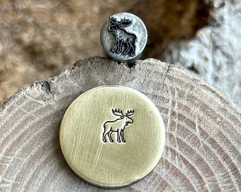 MOOSE SILHOUETTE METAL Stamp || Animal Die || Metal Stamp || Punch Stamp | Steel Stamp | Impact Tool