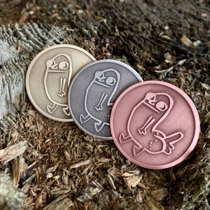 Münze || DickButt Anhänger | DickButt Schlüsselanhänger | DickButt Pin abzeichen (33 mm, 1,25 inch; 40 mm, 1,5 inch)