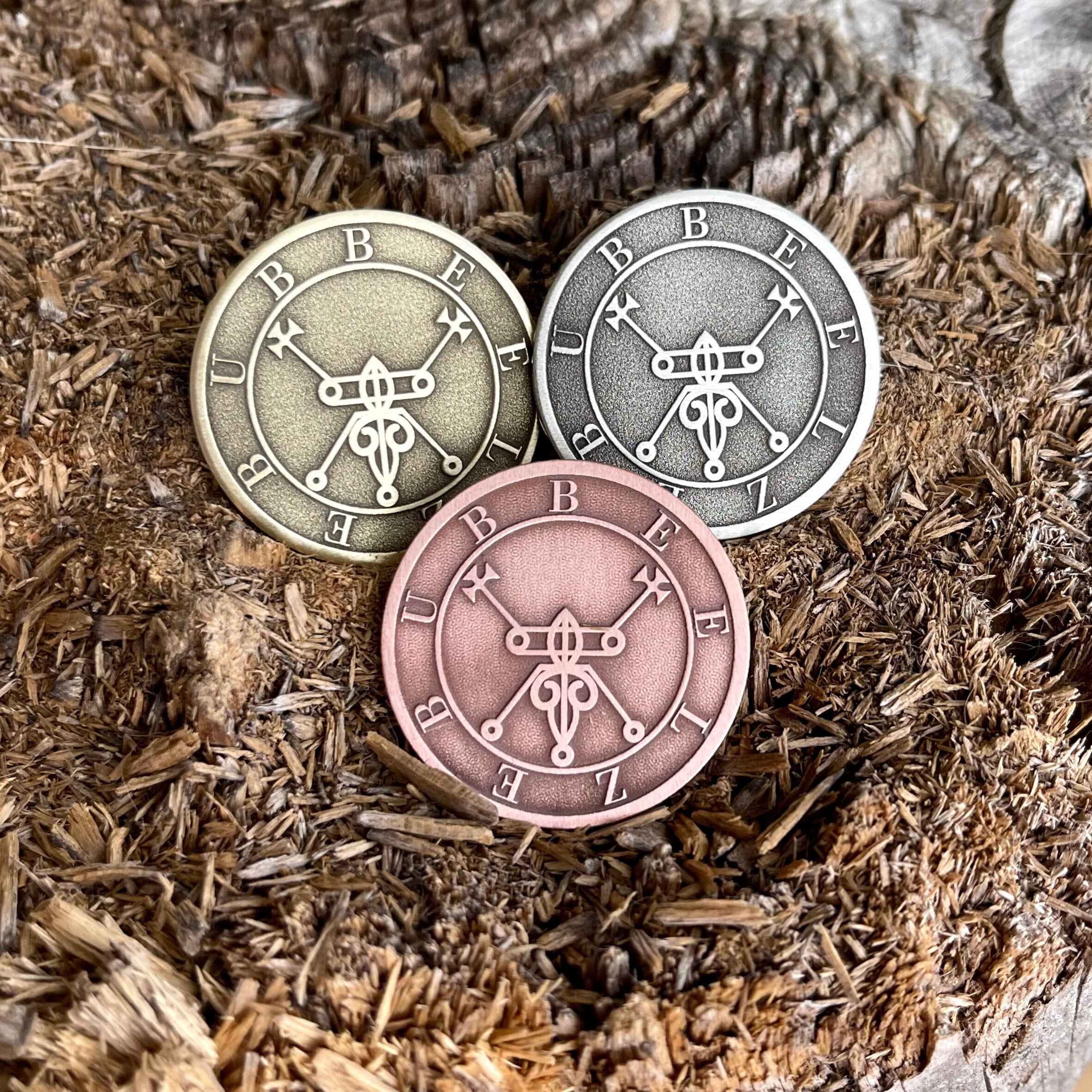 ベルゼブブの印章 || ベルゼブブの印章 || 悪魔の印章 || 悪魔の王子の印章コイン - Etsy 日本