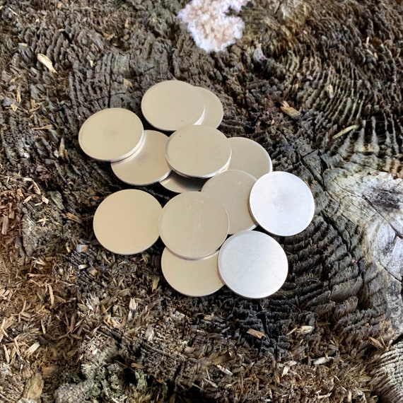 Round Aluminum Blanks 25mm (1”) || Stamping Aluminum Blanks || 1.5 mm thickness | 15 gauge