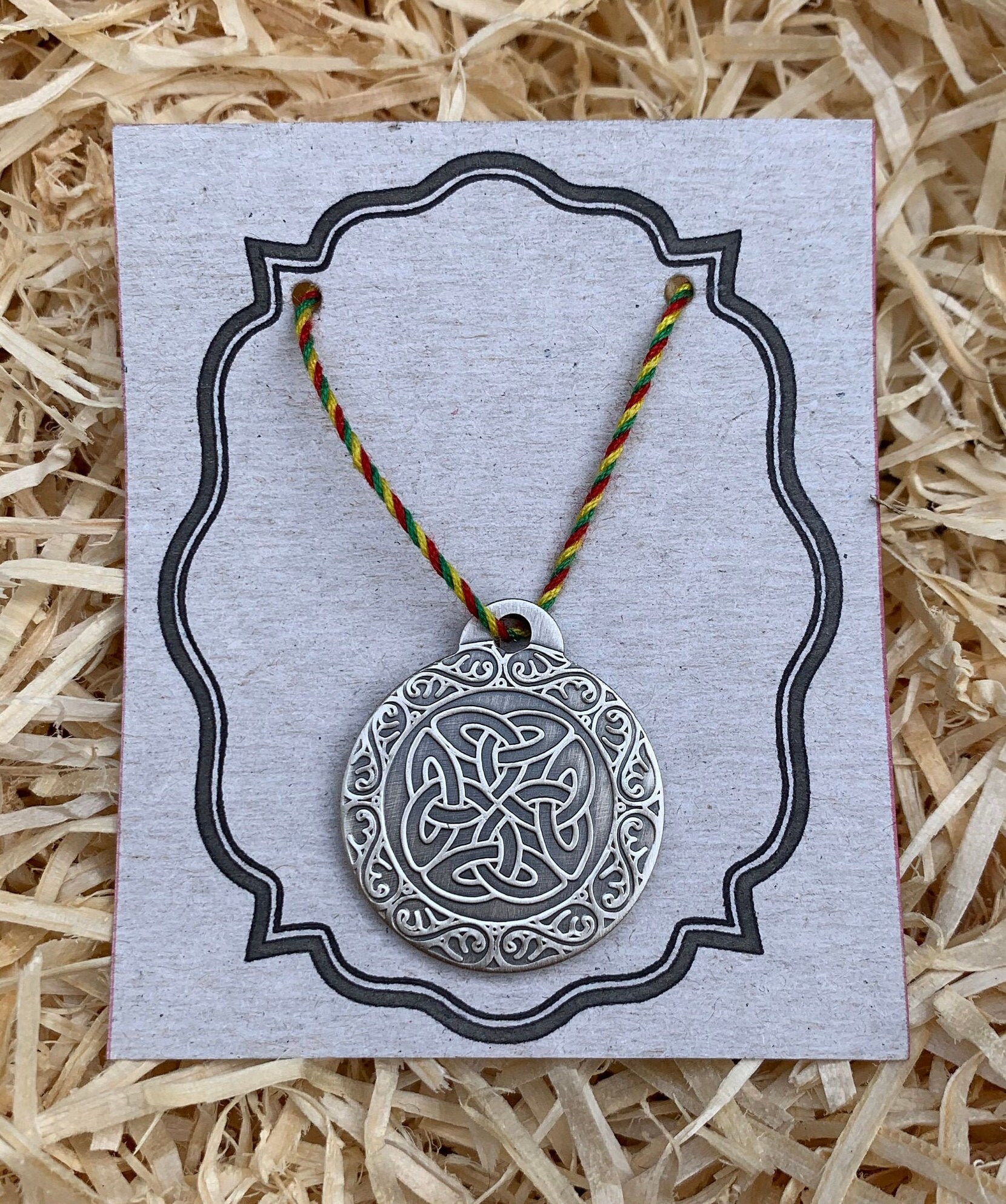 Porte-clés / Pendentif Nœud Celtique Hibou En Métal Argenté - Marque H-Customs - NEUF