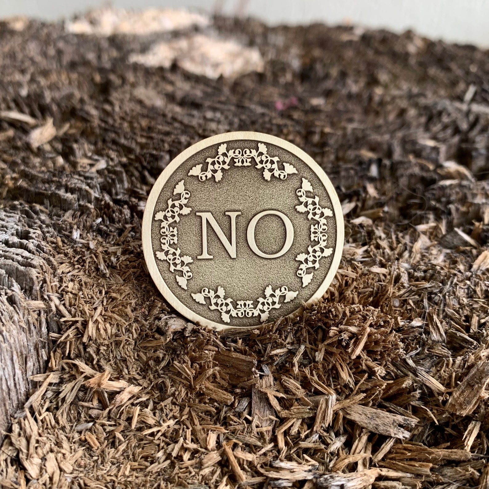 yes-no-coin-decision-coin-oracle-coin-33-mm-1-25-inch-etsy