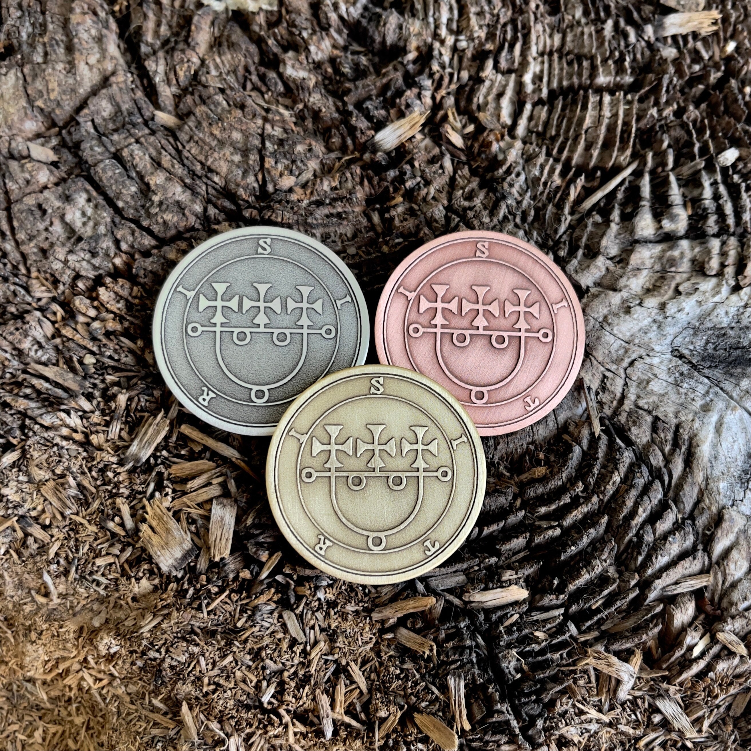 SEAL OF SITRI || Goetia Coin || Sytry || Goetia Seals || Coin || Souvenir Amulet || Talisman | Coin, Pendant, Keychain, Pin Badge