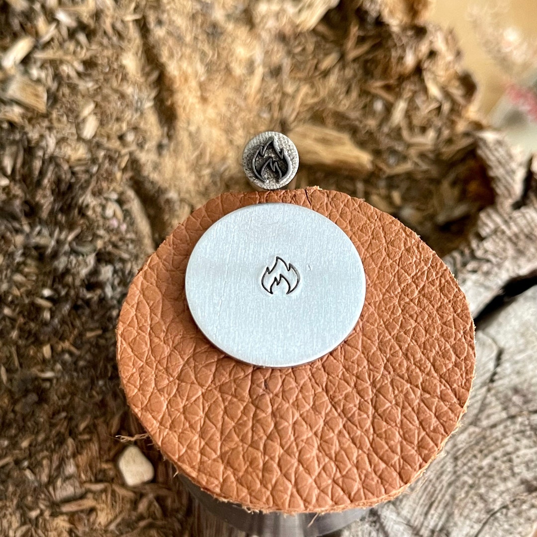 FLAME METAL STAMP Fire Flame Metal Die Metal Stamps Jewelry Punch Stamp