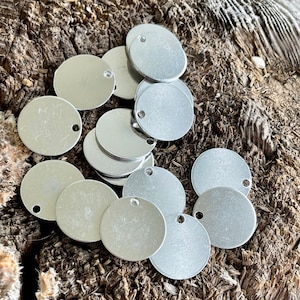 Round Aluminum Blanks With Hole 25mm (1”) || Aluminium Stamping blanks || 2 mm Thickness | 12 gauge