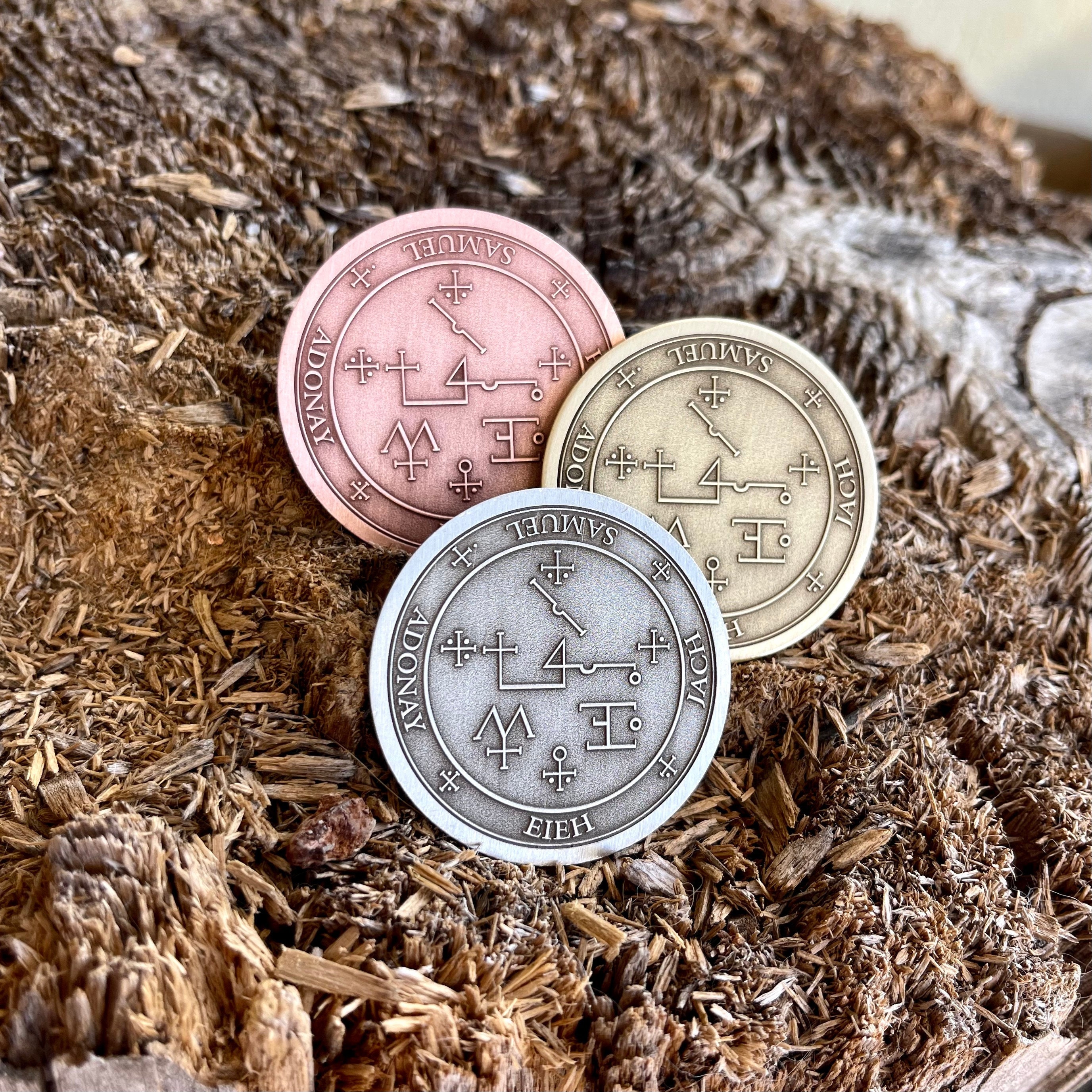 ARCHANGEL SAMAEL SEAL || Seal of Archangel Samuel || Coin, Pendant