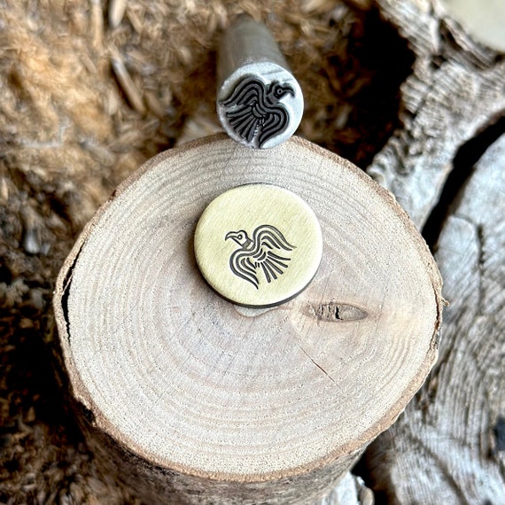 ODIN Raven METAL STAMP || Odin Raven Metal Die || Metal Stamps || Jewelry Punch Stamp | Steel Stamp | Tiny Metal Stamp