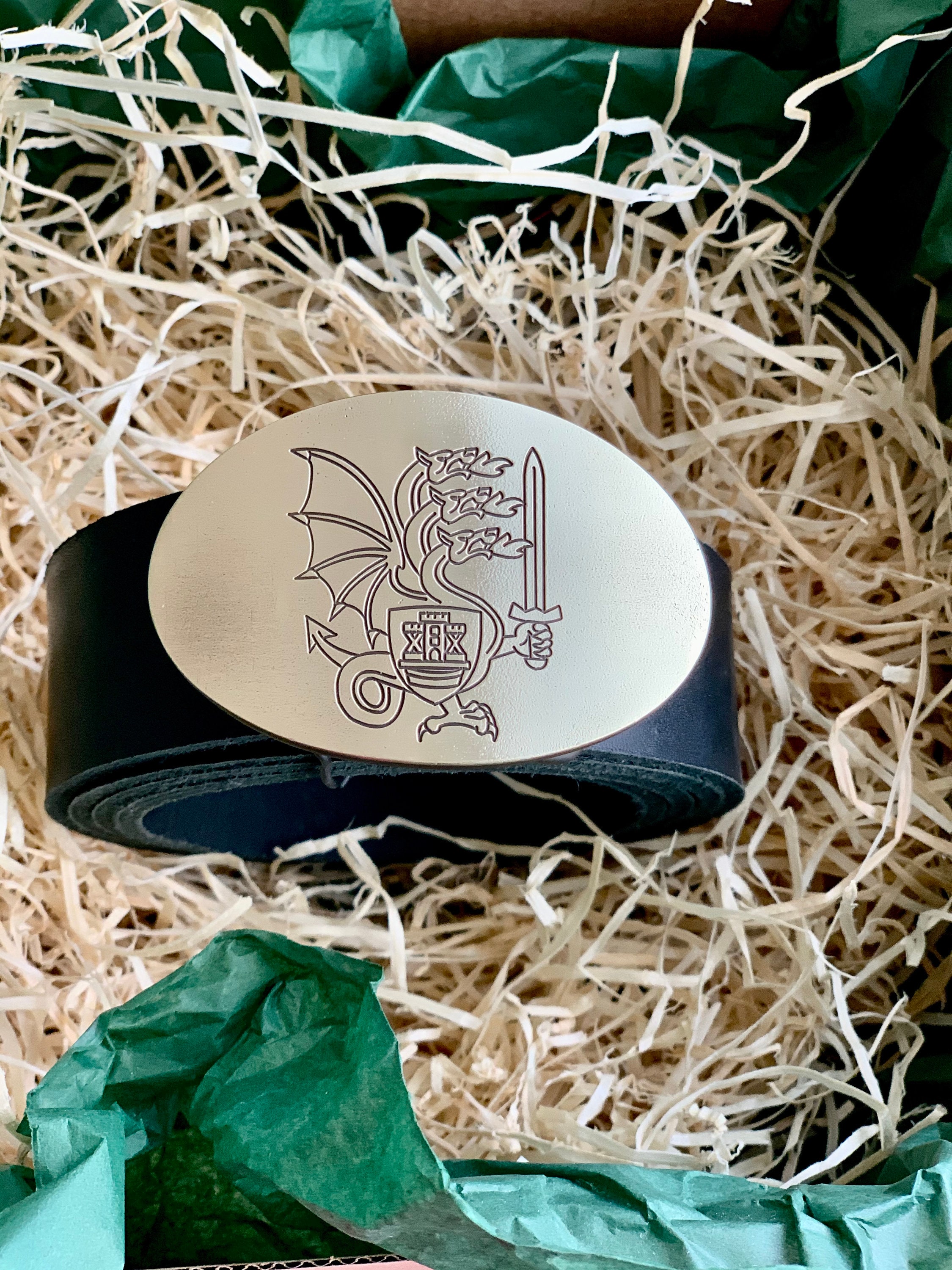personalised belt buckle