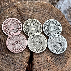 ONE MORE GAME Decision Coin || Decision Coin || Flipping Coin || Oracle Coin || Souvenir Coin || Pocket Token || Flipping Coin
