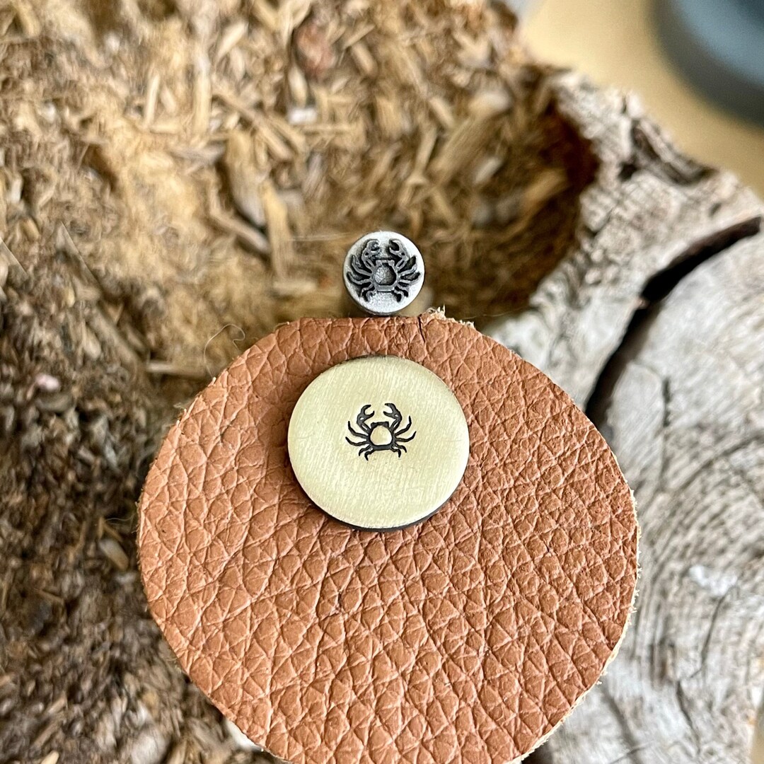 CANCER Zodiac METAL STAMP Zodiac Sign Metal Die Metal Stamps Jewelry