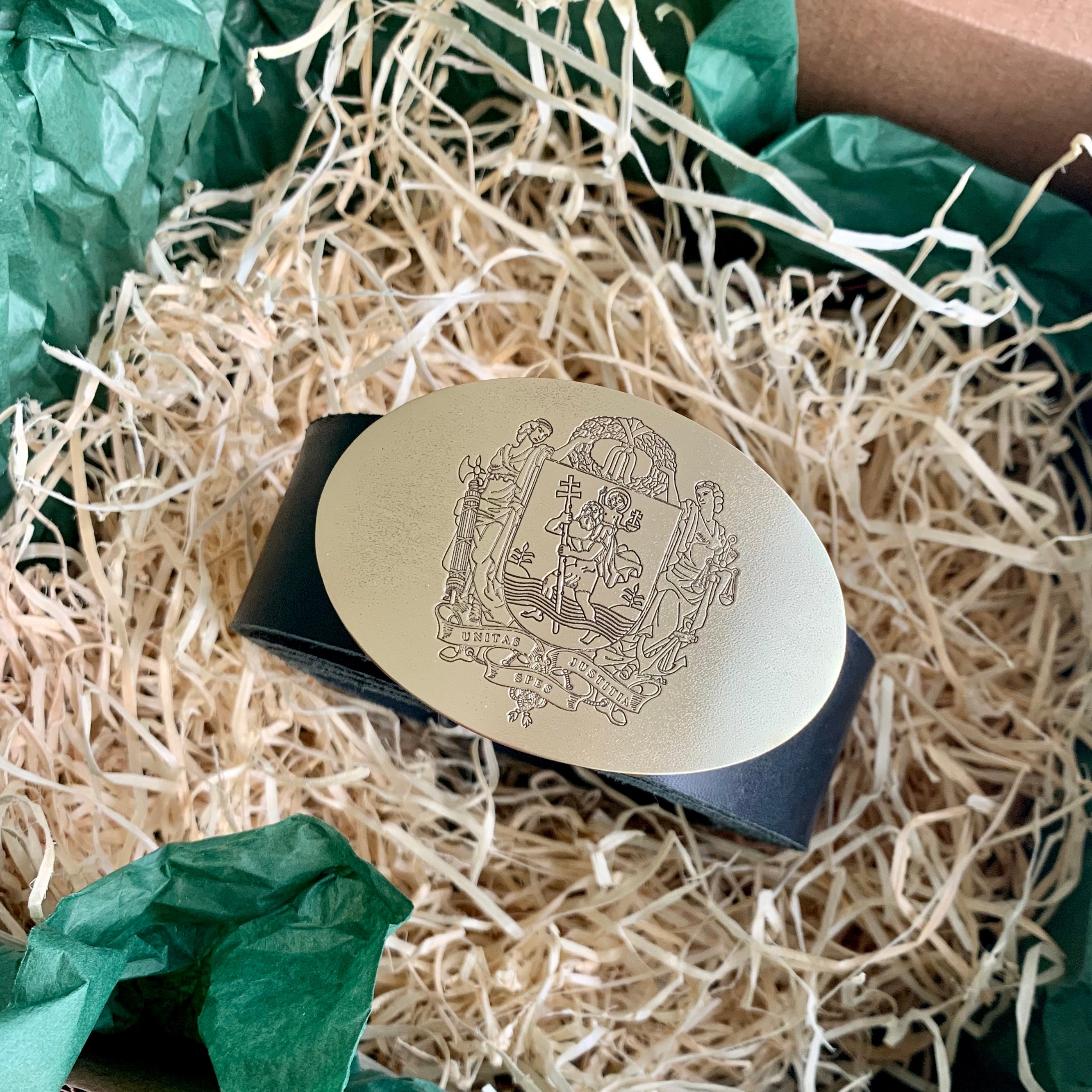 personalised belt buckle