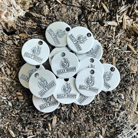 CUSTOM ALUMINIUM TAGS || Custom Aluminum Product Tags || Personalized Metal Tags || Custom Product Labels (18mm-0.7")