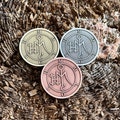 MOLOCH SIGIL Coin || Moloch Symbol Sigil Coin || Amulet Charm | Ancient Pagan God Talisman | Pendant | Souvenir product logo