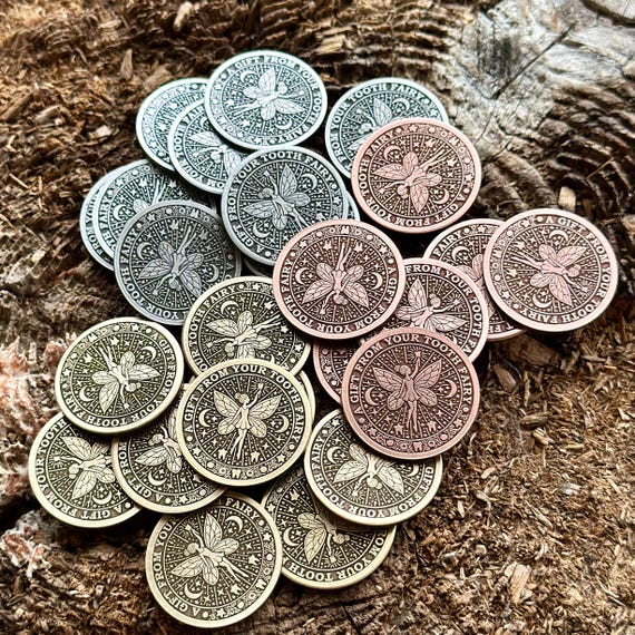 Tooth Fairy Gift Coin || Souvenir Coin || Gift From A Tooth Fairy Coin || Lost Tooth Coin || Keepsake Gift