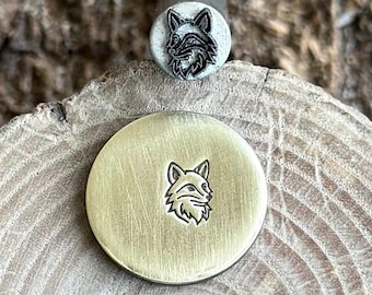 FOX SILHOUETTE METAL Stamp || Animal Head Die || Metal Stamp || Punch Stamp | Steel Stamp | Impact Tool
