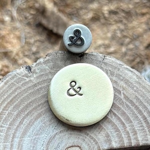 AMPERSAND Metal Stamp | Logogram AND Steel Punch Die for Jewelry Making