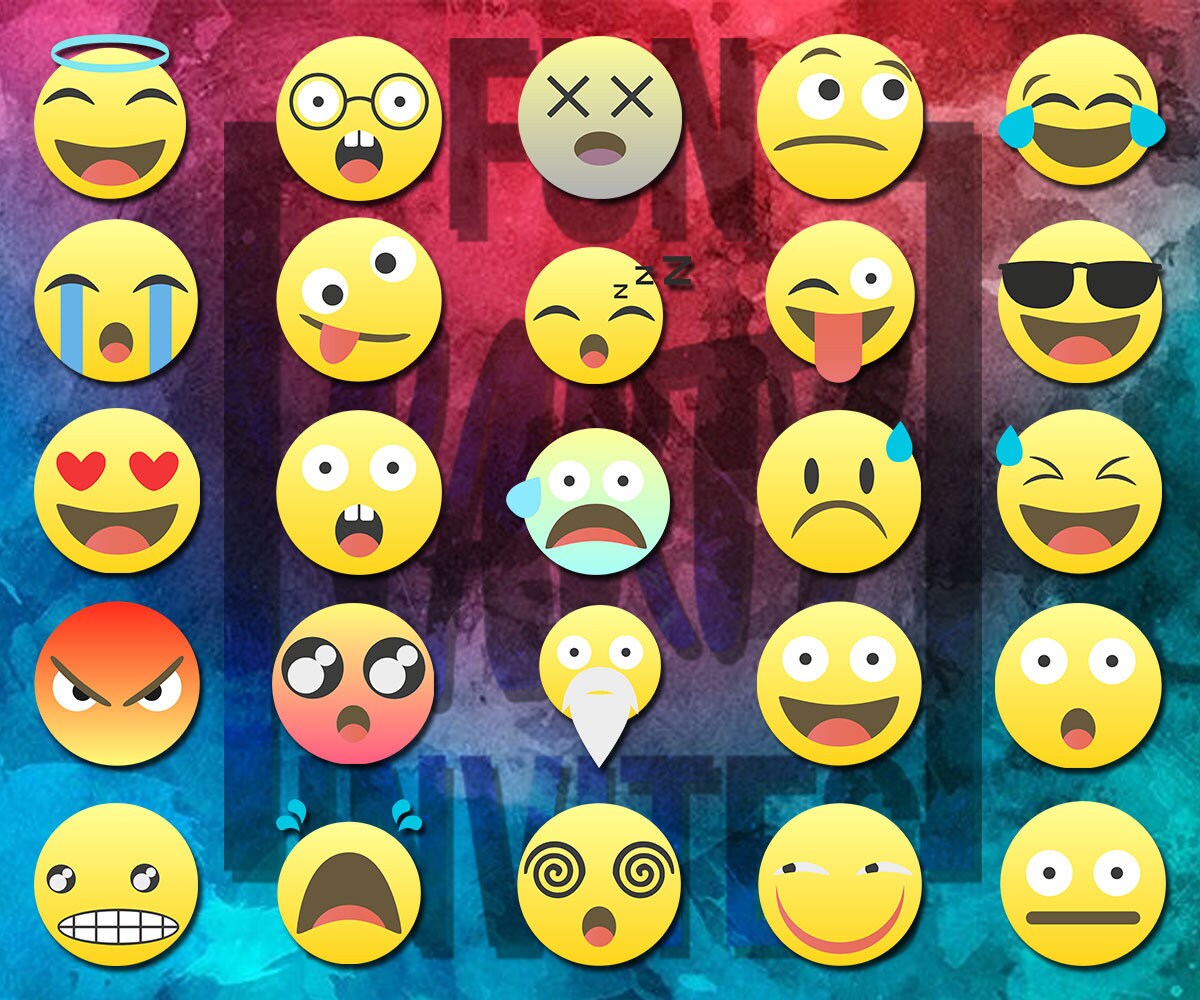 Download 25 Emoji SVG PNG Emojis Emoji Pack Emoticon Emoji | Etsy