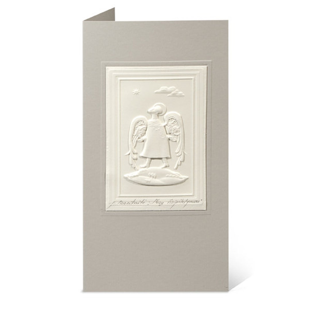 Postcard with angel, Congratulations, Celebration, Handmade card ...