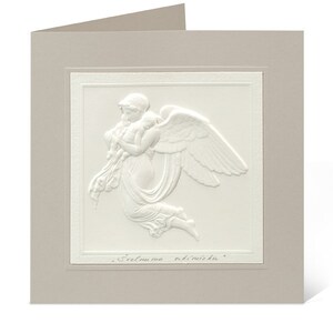 First Communion, Religious postcard, Classic, Baby born postcard, Embossed postcard, Celebration, Newborn gift, Greeting card, For Twins