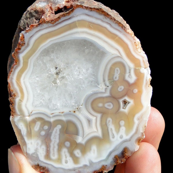 3" Natural Colorful AGATE - Africa, Morocco, Asni - FREE SHIPPING - Air Mail - worldwide on everything !