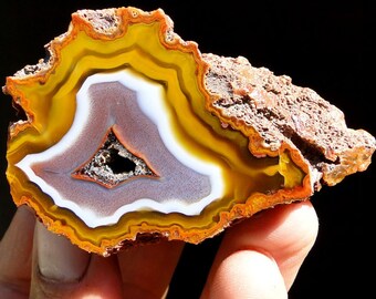 2.8" Amazing Natural Colorful AGATE - TOP QUALITY ! - Africa, Morocco, Agouim - Free shipping - Air Mail - worldwide on everything !
