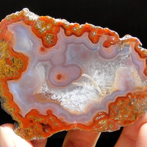 3&quot; Natural Colorful AGATE nice specimen! - Kerrouchene (Kerrouchen), Morocco - Free shipping - Air Mail - worldwide on everything !