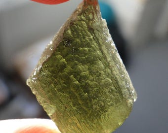 MOLDAVITA Tectita de 15,5 ct - ¡Original de un vendedor de confianza! - Chlum, República Checa