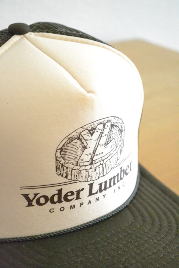Vintage Yoder Lumber Trucker Hat Gem
