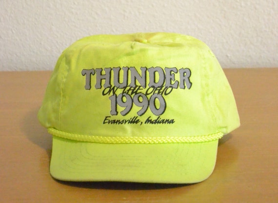 Vintage Thunder 1990 Evansville, Indiana Rope Cap - image 1