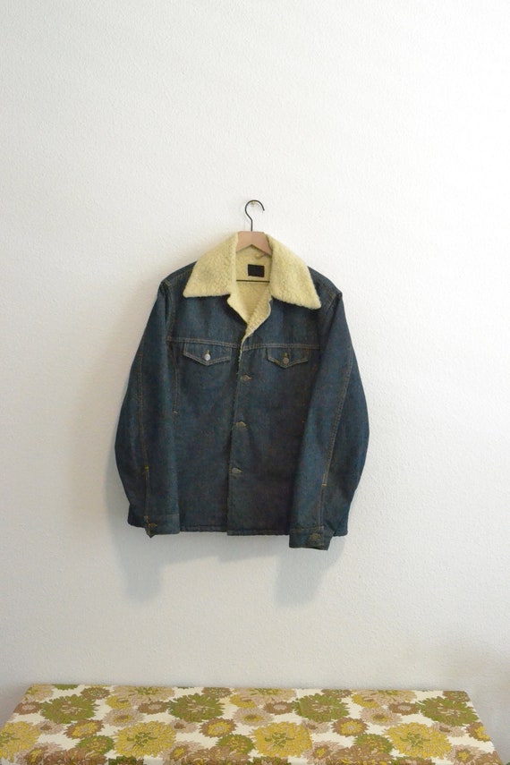 sears mens denim jacket