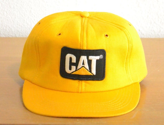 Vintage CAT Five Panel Cap made in U.S 
